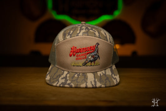 Lone Gobbler 7 Panel Hat - Mossy Oak Original Bottomland & Gator