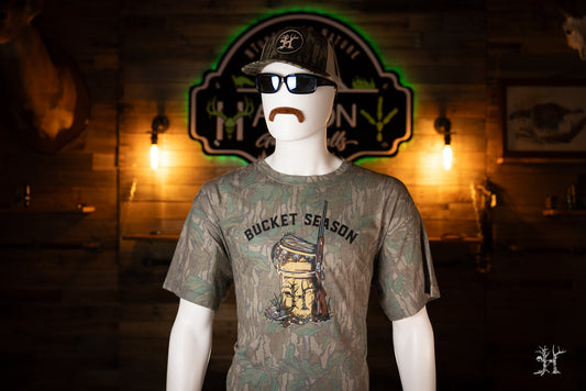 Bucket Season Mossy Oak Greenleaf T-Shirt