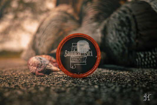 Banded Bird Padouk Turkey Pot Call