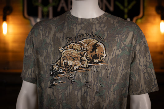 Trapper Series Coyote Mossy Oak Greenleaf T-Shirt