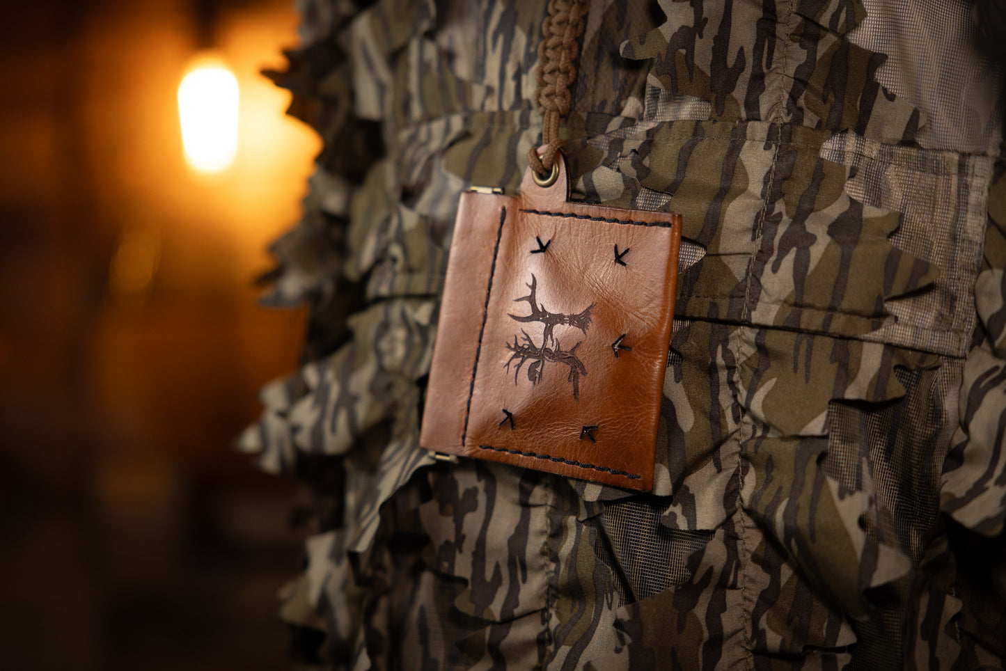 Turkey Mouth Call Holder Leather Pouch