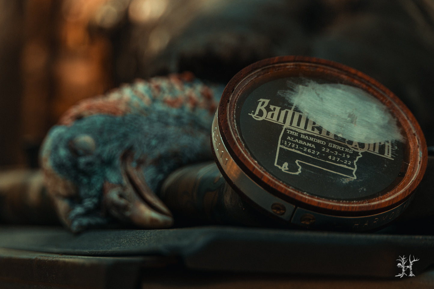 Banded Bird Padouk Turkey Pot Call