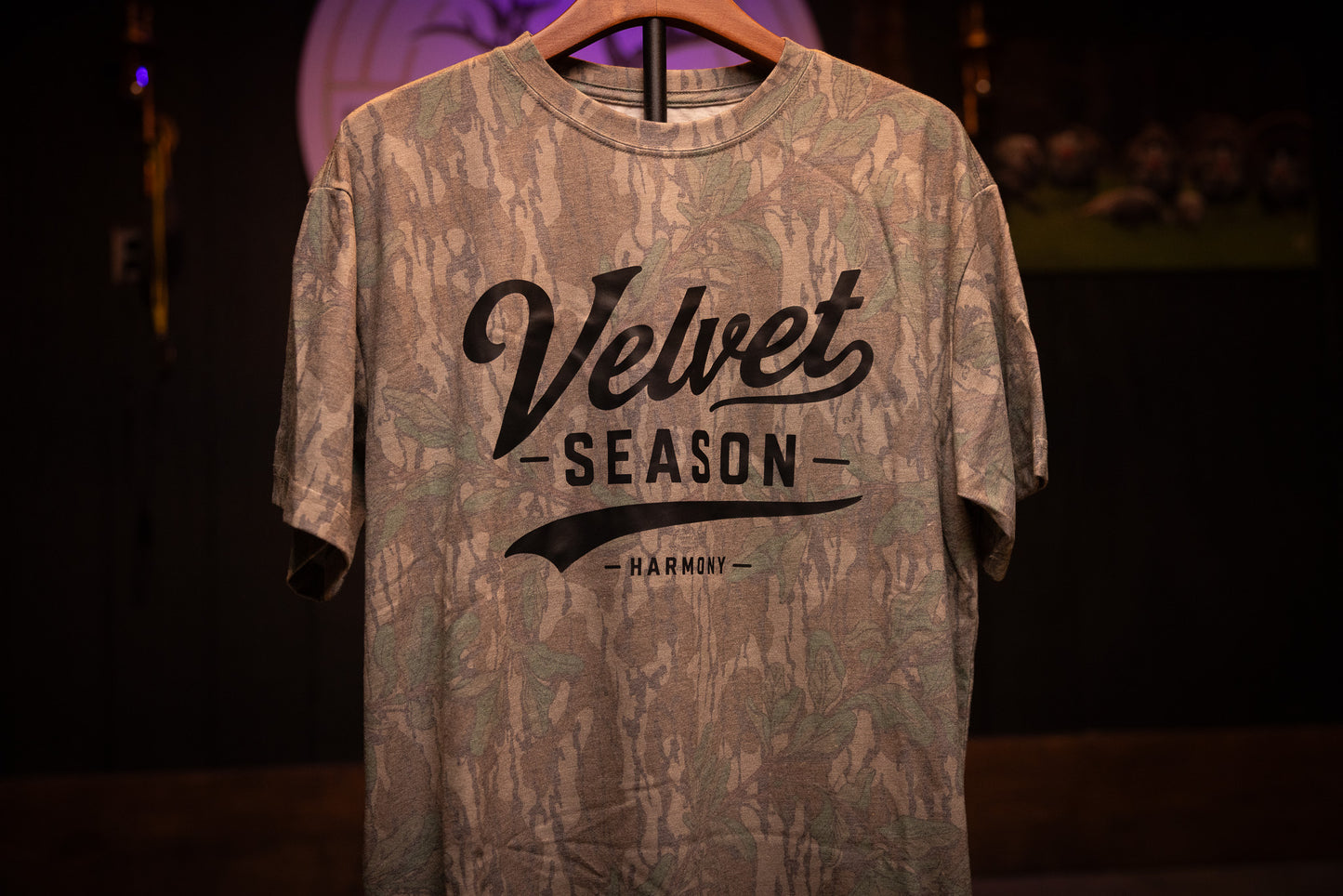 Velvet Season - Mossy Oak Wash Down Tee