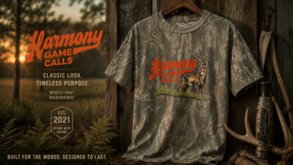 Retro Buck - Mossy Oak Wash Down Tee