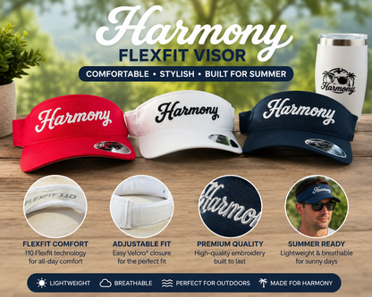 Harmony Puff Flex Fit Visor