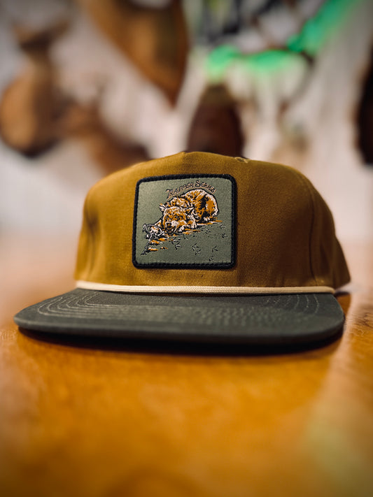 Yote Trapper Goat Rope Hat