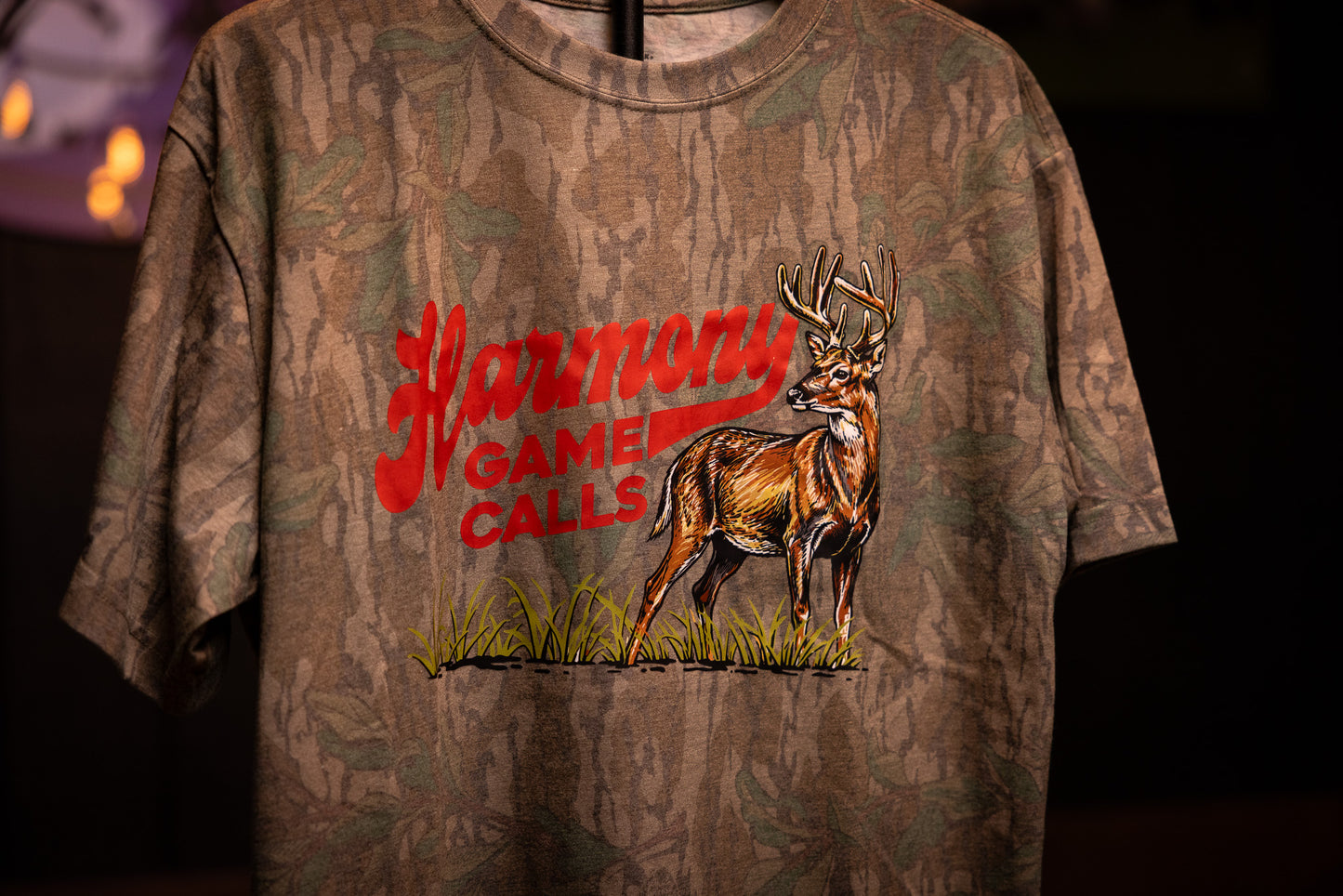 Retro Buck - Mossy Oak Wash Down Tee