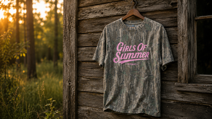 Girls Of Summer - Mossy Oak Wash Down Tee